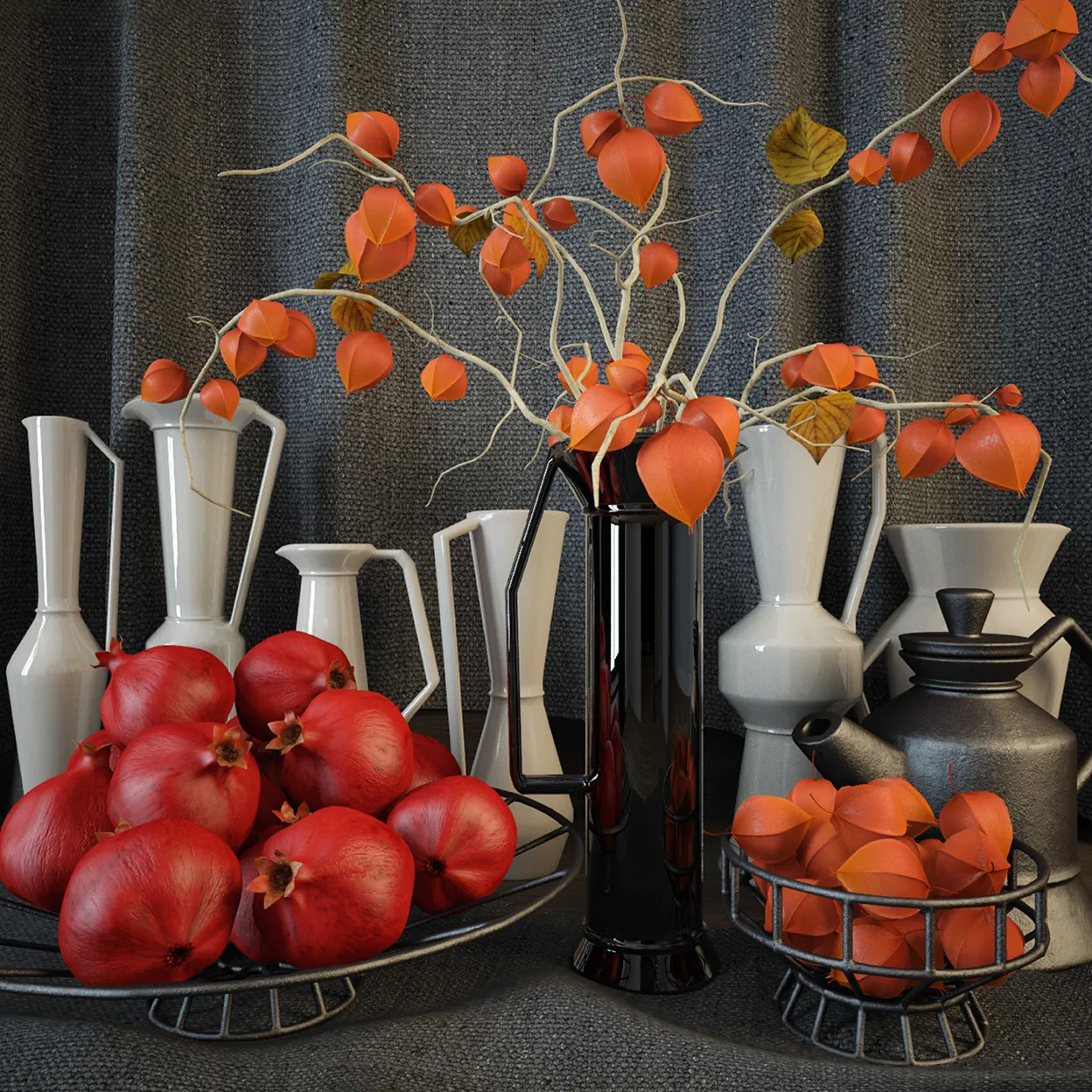 decoration – Decorative set 231 3ds Max