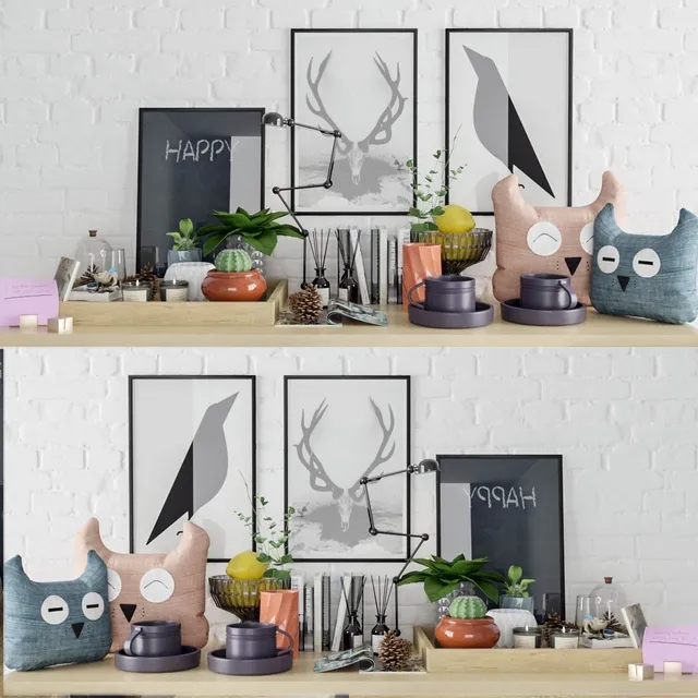 decoration – Decorative set 26 3ds Max