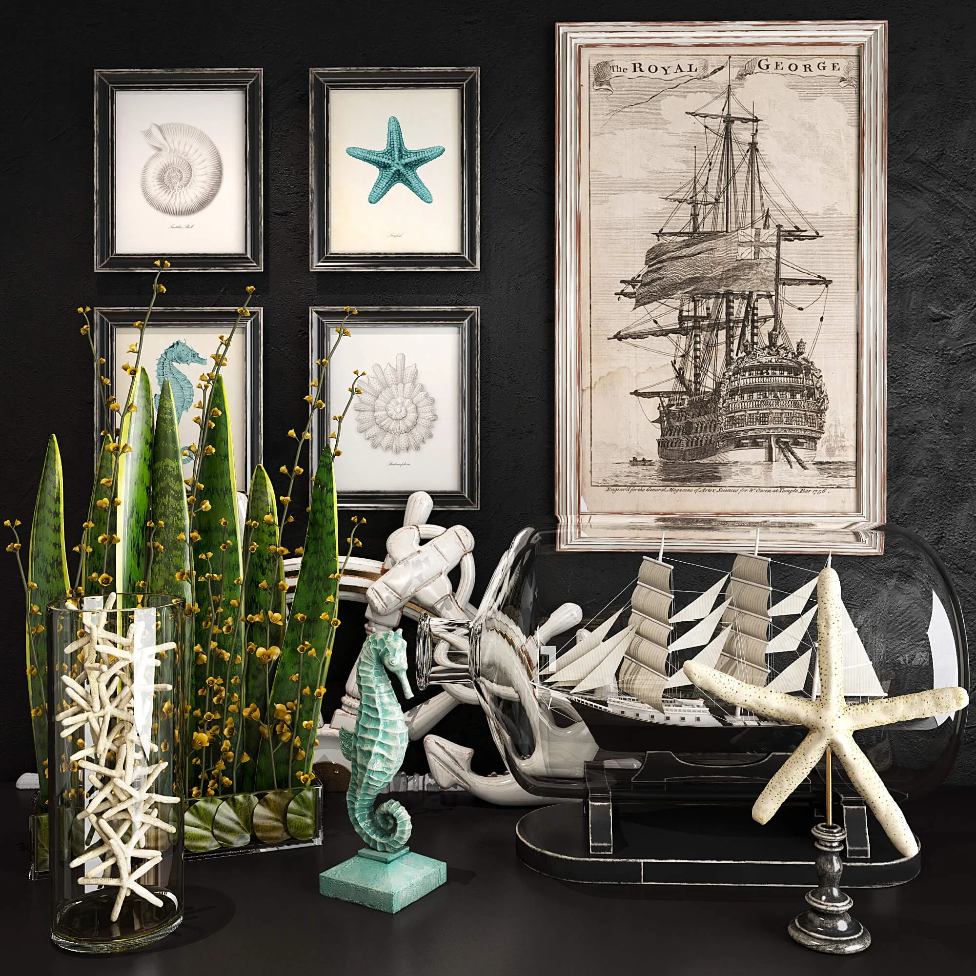 decoration – Decorative set 39 3ds Max