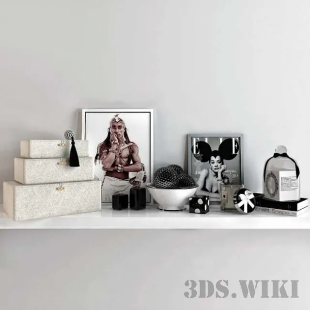 decoration – Decorative set 3ds Max