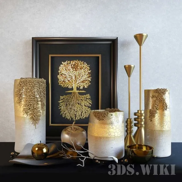 decoration – Decorative set 3ds Max