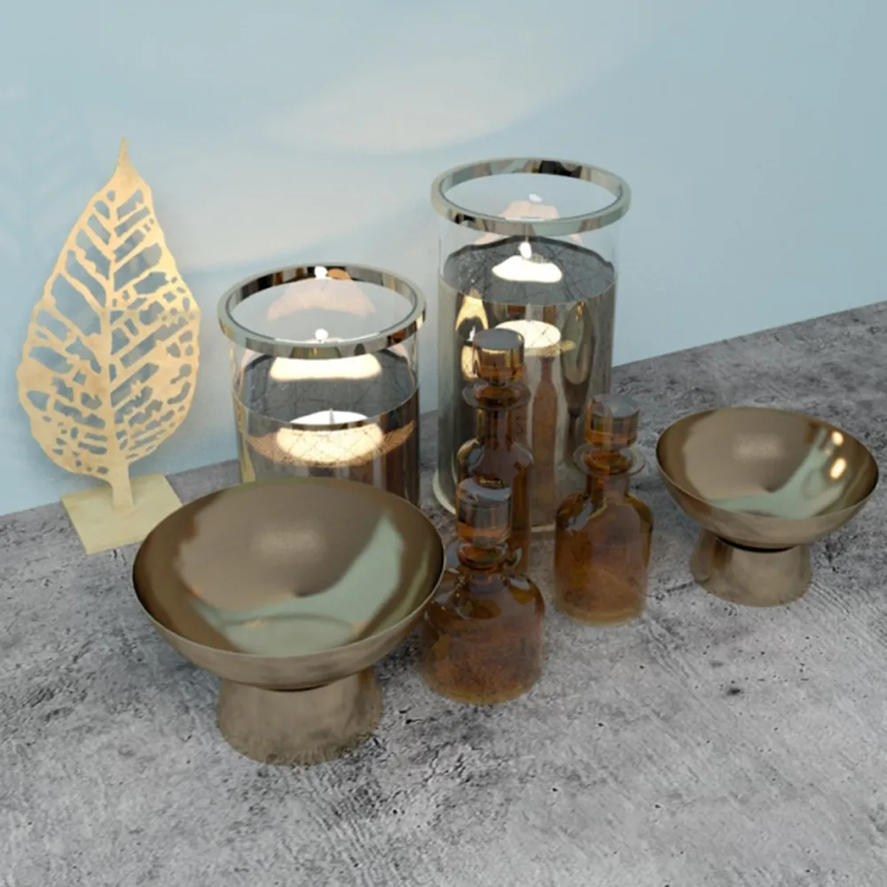 decoration – Decorative set 3ds Max