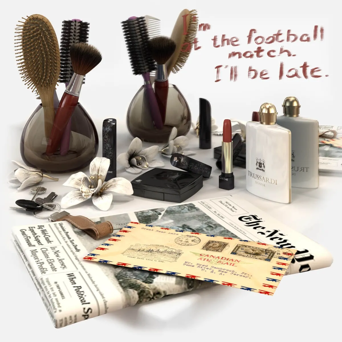 decoration – Decorative set 417 3ds Max