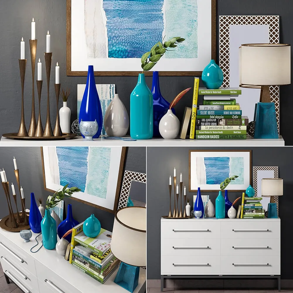 decoration – Decorative set – 5 3ds Max