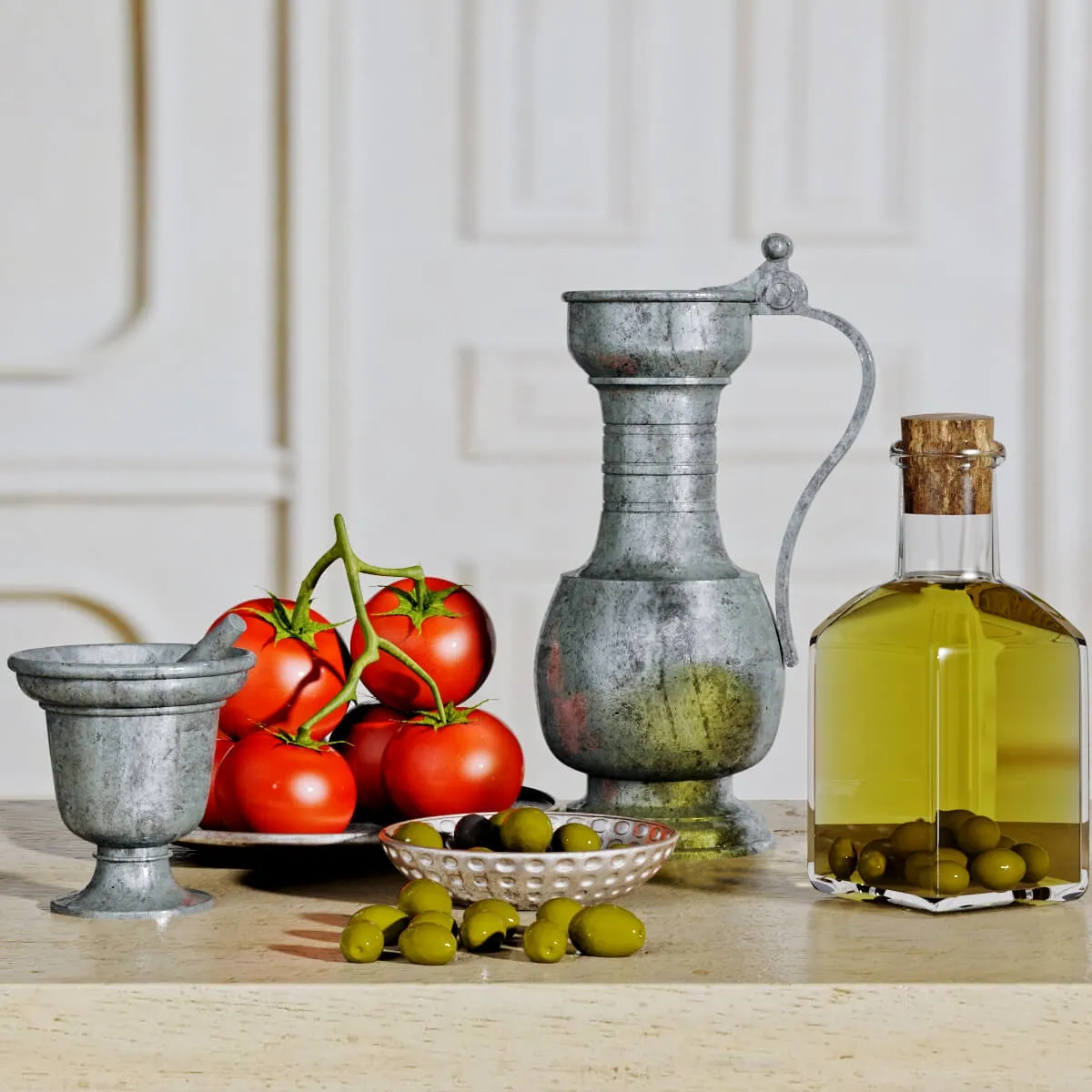 decoration – Decorative set 66 3ds Max