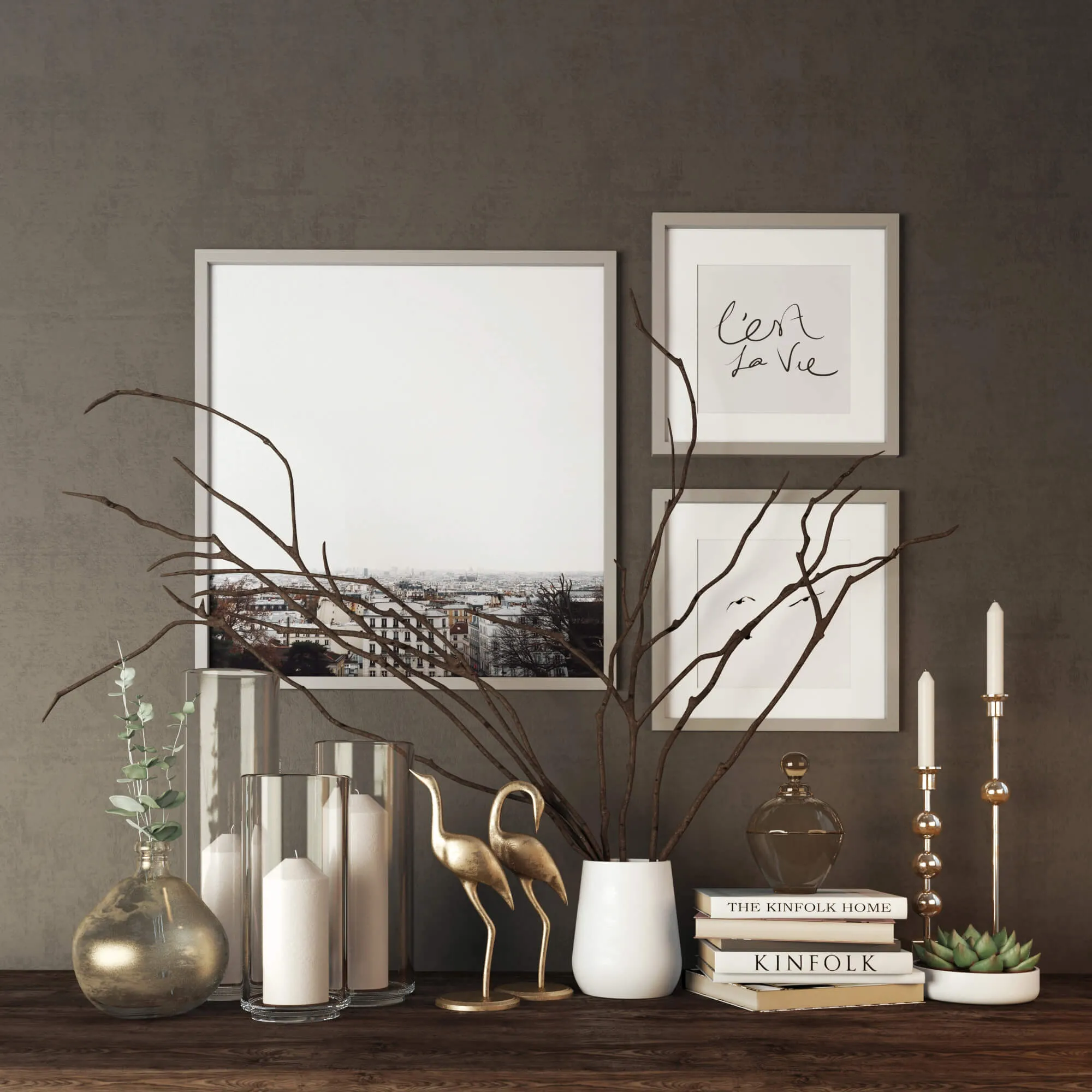 decoration – Decorative set 881 3ds Max