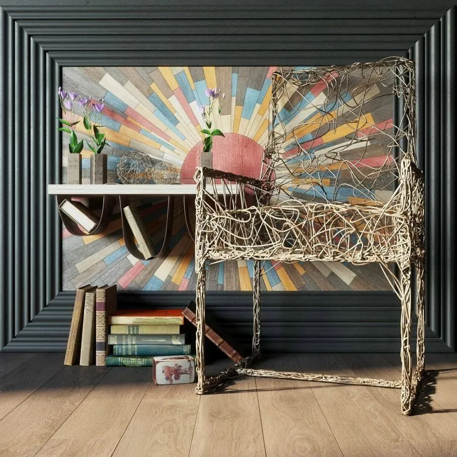 decoration – Decorative set Copper Sun 3ds Max