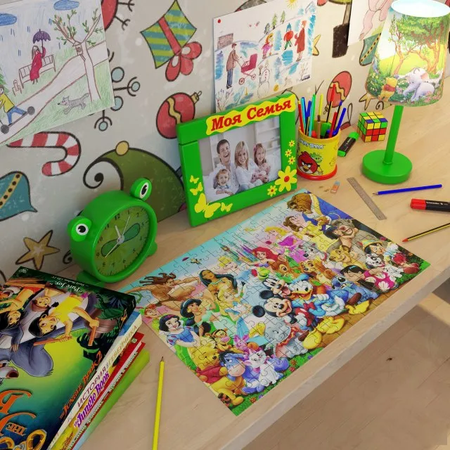 decoration – Decorative set for children 3ds Max