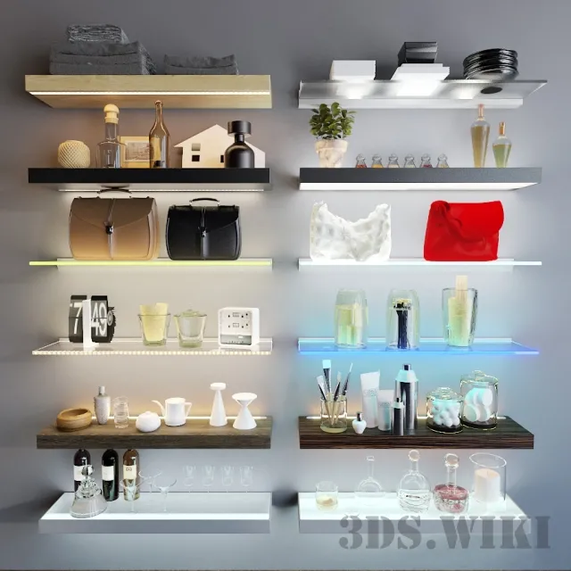 decoration – Decorative set for the interior 3ds Max
