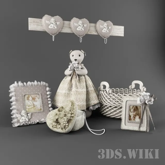 decoration – Decorative set for the nursery 3ds Max