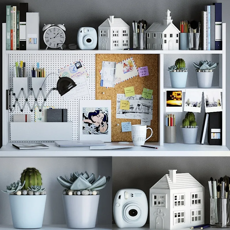 decoration – Decorative set for your desktop 1 3ds Max