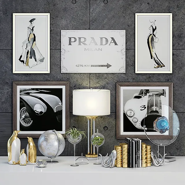 decoration – Decorative set from Z Gallerie 3ds Max