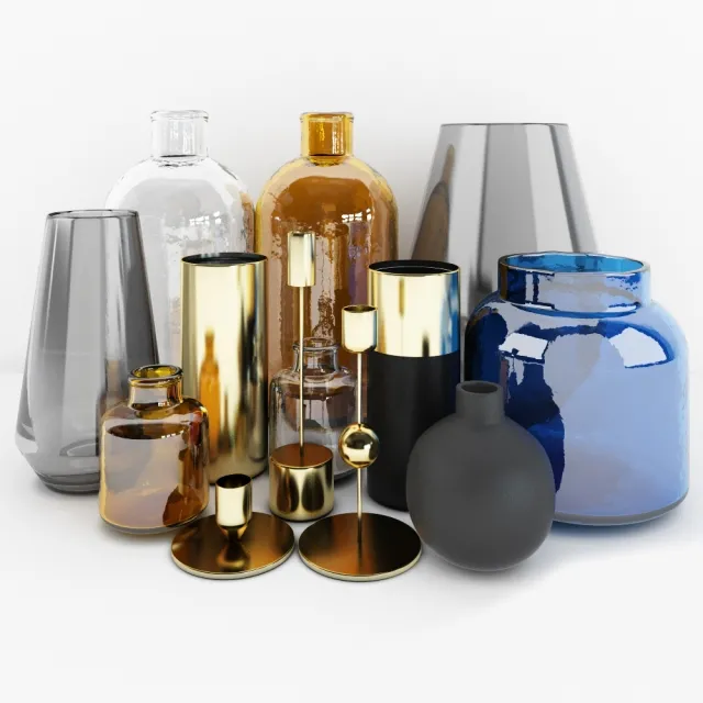 decoration – Decorative set H&M 2 3ds Max