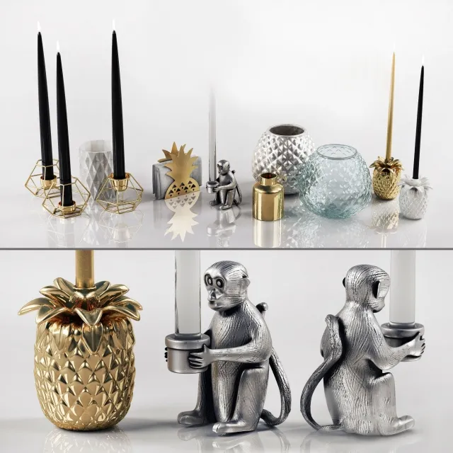 decoration – Decorative set H&M 3ds Max