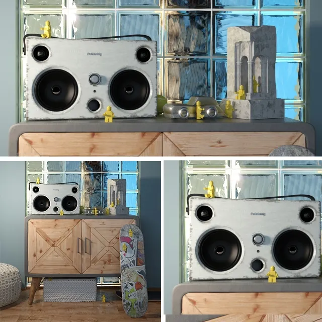 decoration – Decorative set in the style of Loft (Kare) 3ds Max