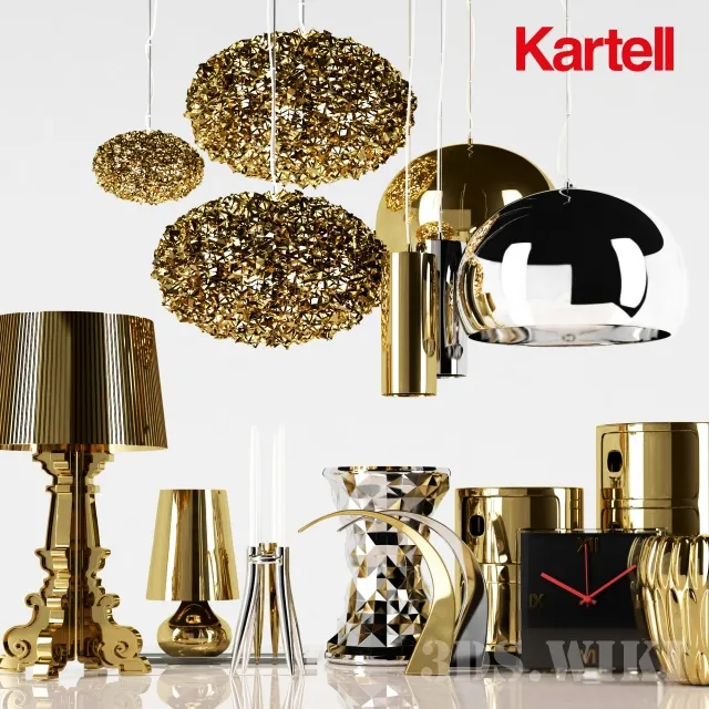 decoration – Decorative set Kartell 3ds Max