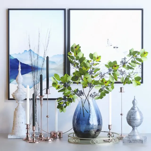 decoration – Decorative set of 5 6 3ds Max