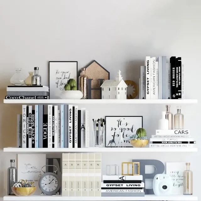 decoration – Decorative set of books 3ds Max