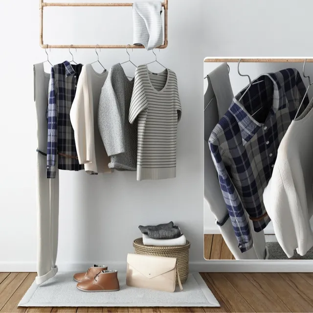 decoration – Decorative set of clothes 3ds Max