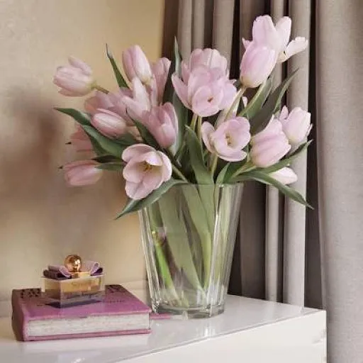 decoration – Decorative set with tulips 3ds Max