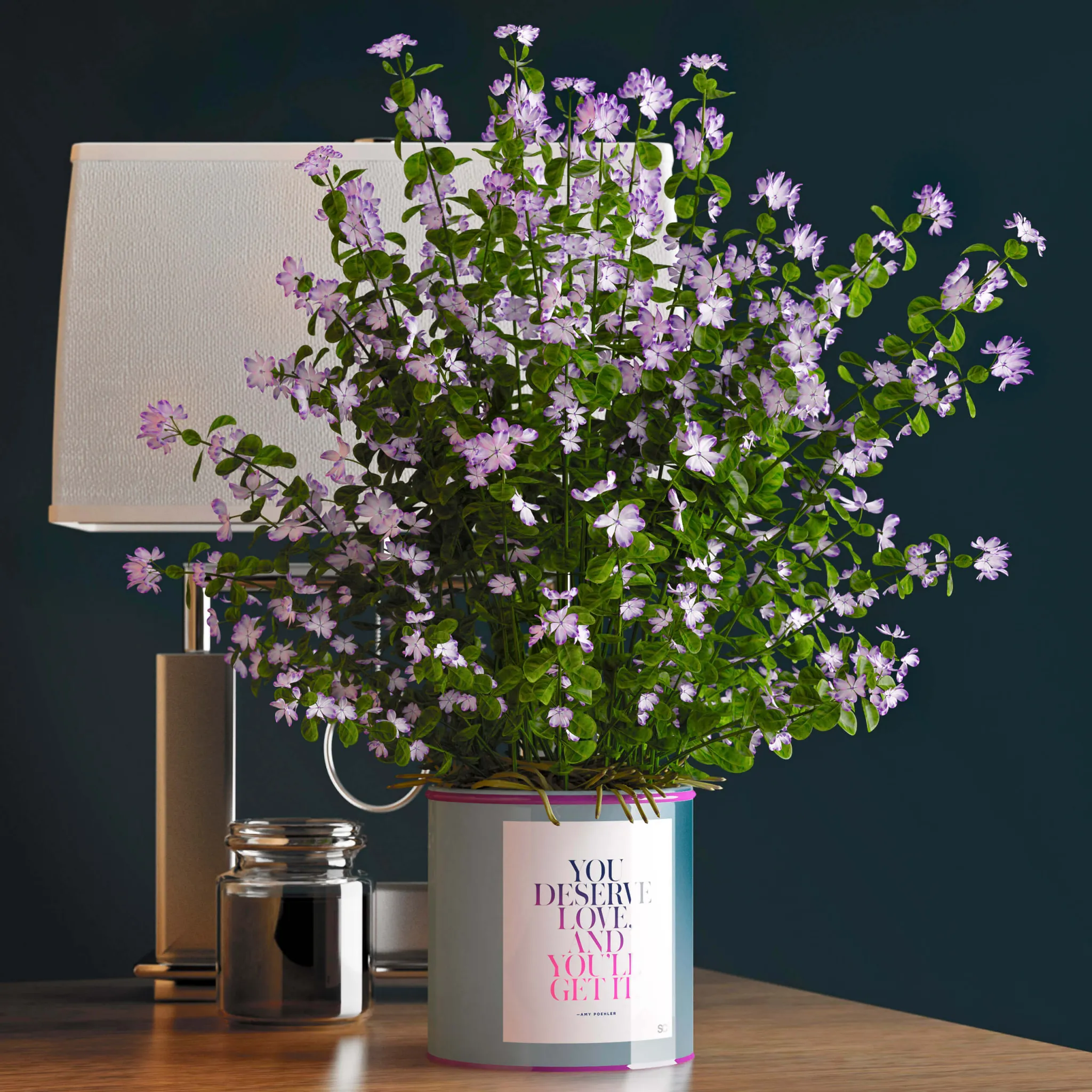 decoration – Decorative set with vase of flower 06 3ds Max