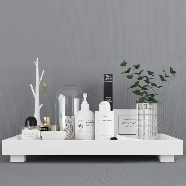 decoration – Decorative Tray set 3ds Max