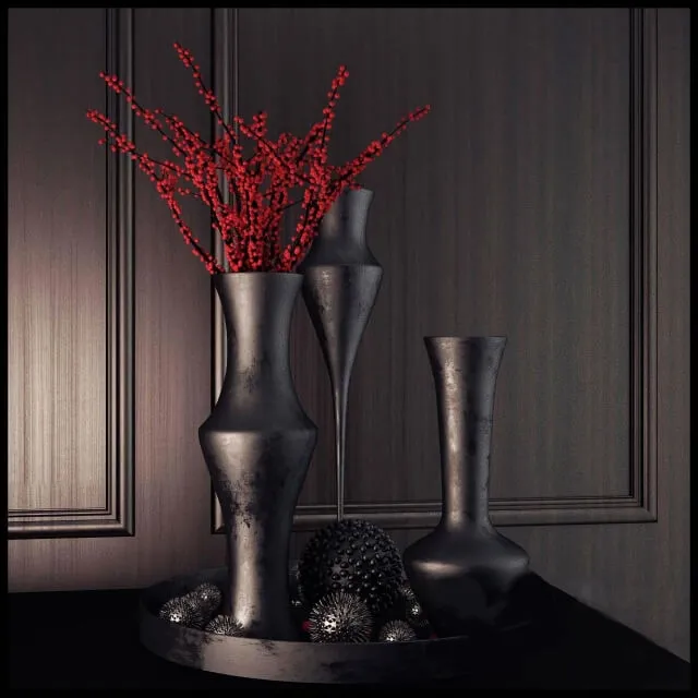 decoration – Decorative Vases 3 3ds Max