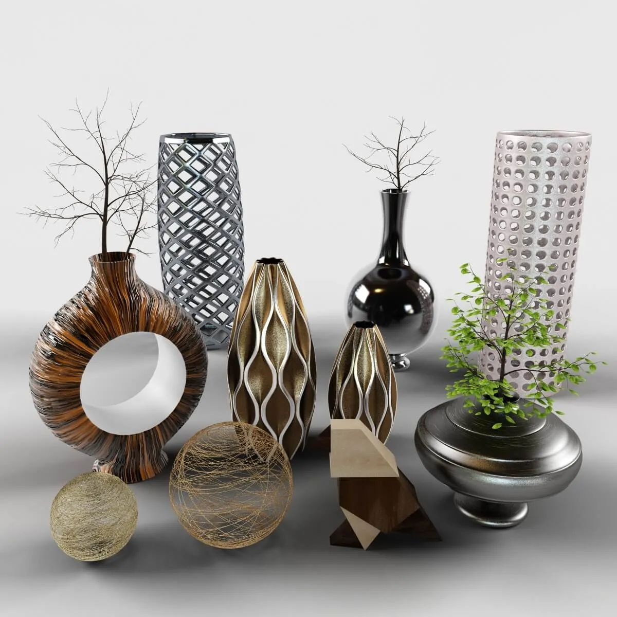 decoration – Decorative  vases 3ds Max