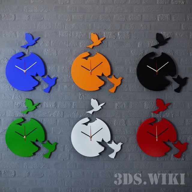 decoration – Decorative wall clock 3ds Max