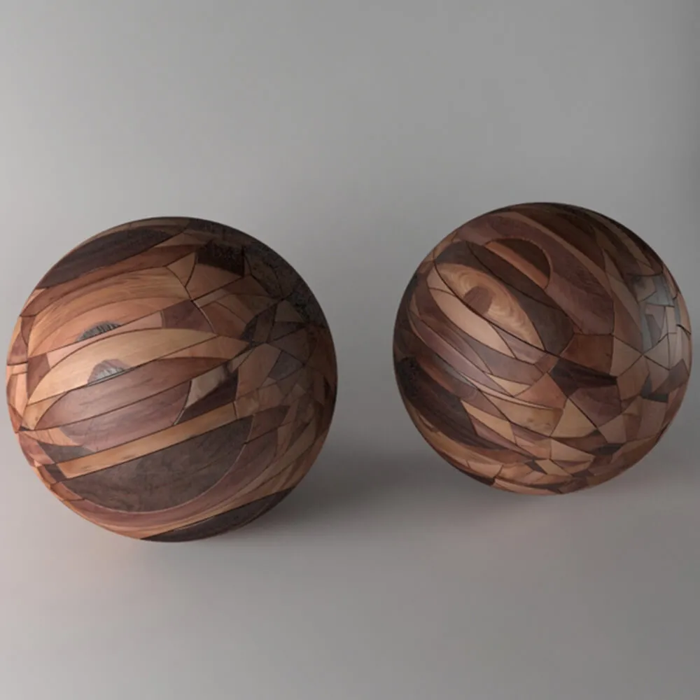 decoration – Decorative wooden balls 3ds Max