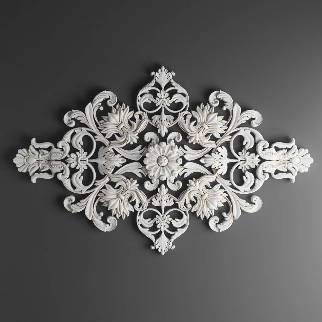 decoration – Decortive plaster 15 3ds Max