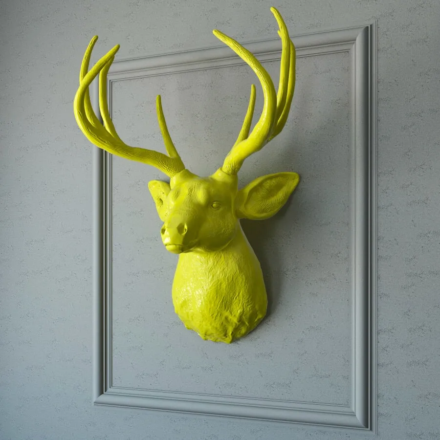 decoration – Deer Head 3ds Max