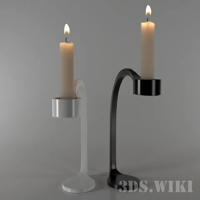 decoration – Designer Candlesticks 3ds Max