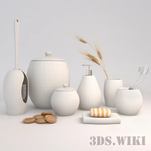 decoration – Designer items for bathrooms and washrooms 3ds Max