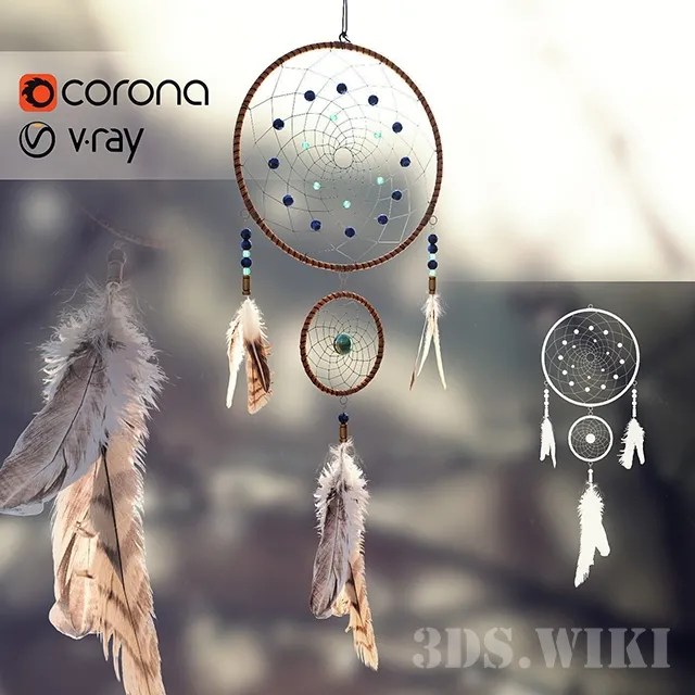 decoration – DreamCatcher 3ds Max