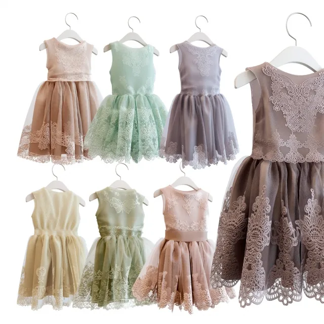 decoration – Dresses for a little princess 3ds Max