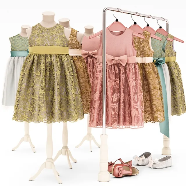 decoration – Dresses for girls 3ds Max