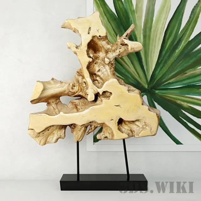 decoration – Eco-style root 3ds Max