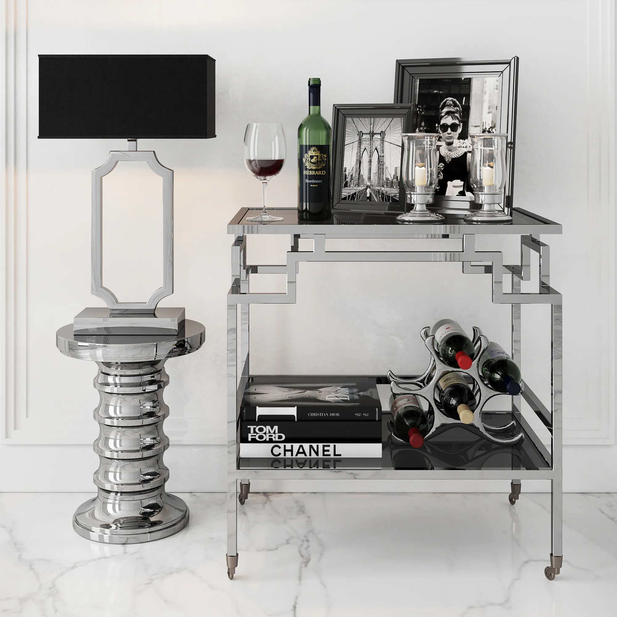 decoration – Eichholtz decor set 02 3ds Max