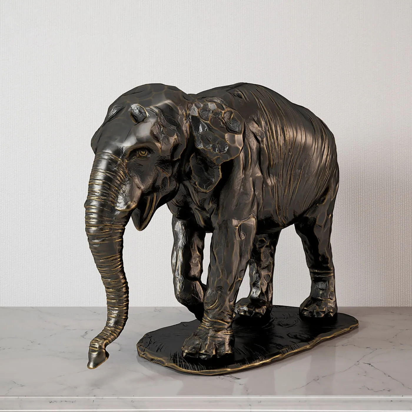 decoration – Eichholtz Elephant Bronze 3ds Max