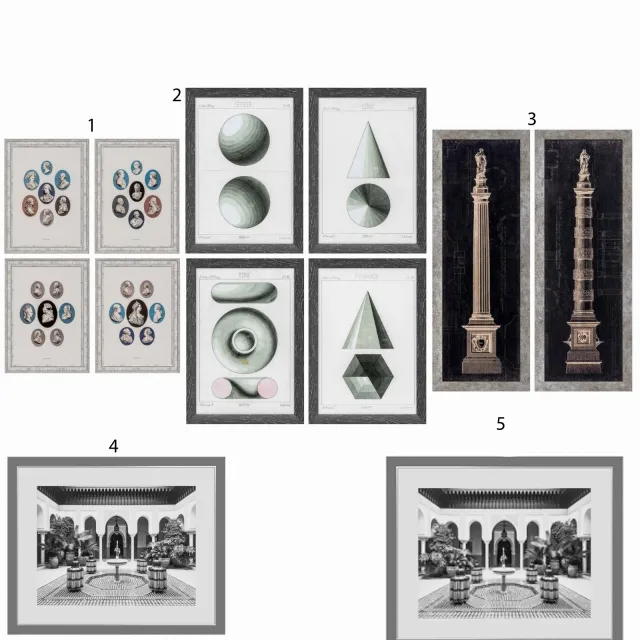decoration – Eichholtz Prints 19 3ds Max
