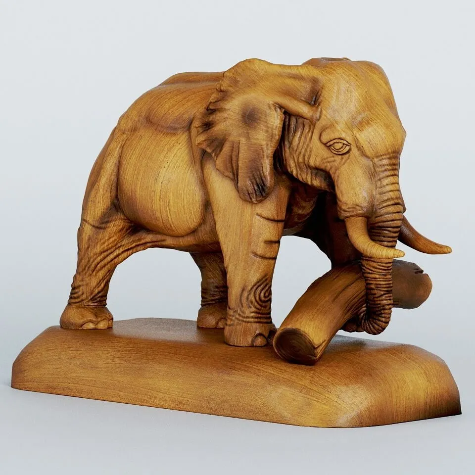 decoration – Elephant 012 3ds Max
