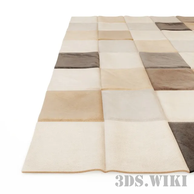 decoration – Embossed multicolor design carpet 3ds Max