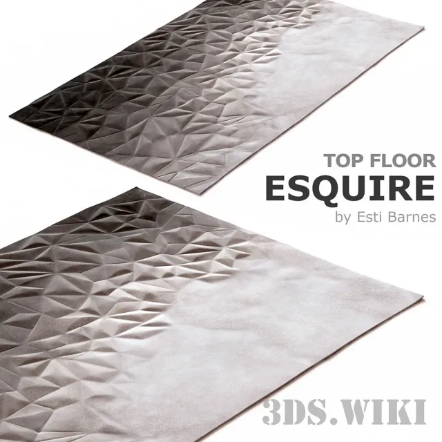 decoration – Esquire Embossed Carpet 3ds Max
