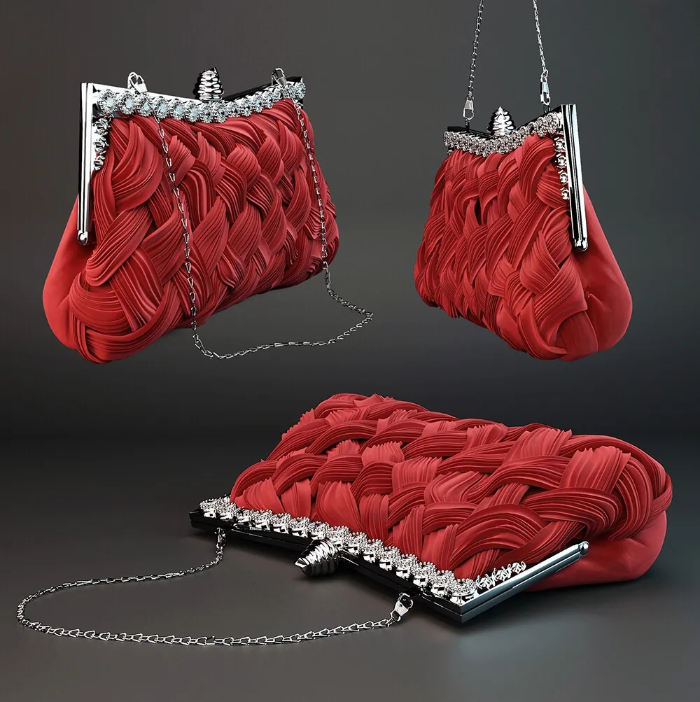 decoration – Evening Weave Clutch 3ds Max