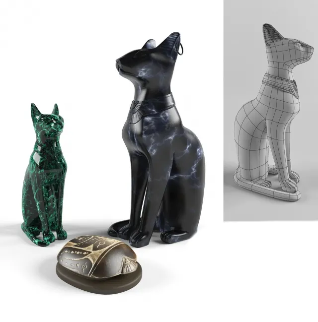 decoration – Figurine 2 3ds Max