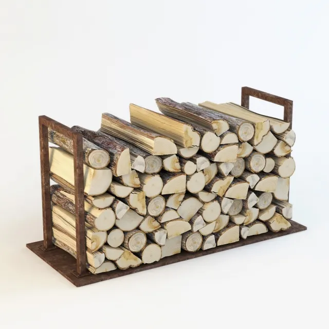 decoration – Firewood 3ds Max