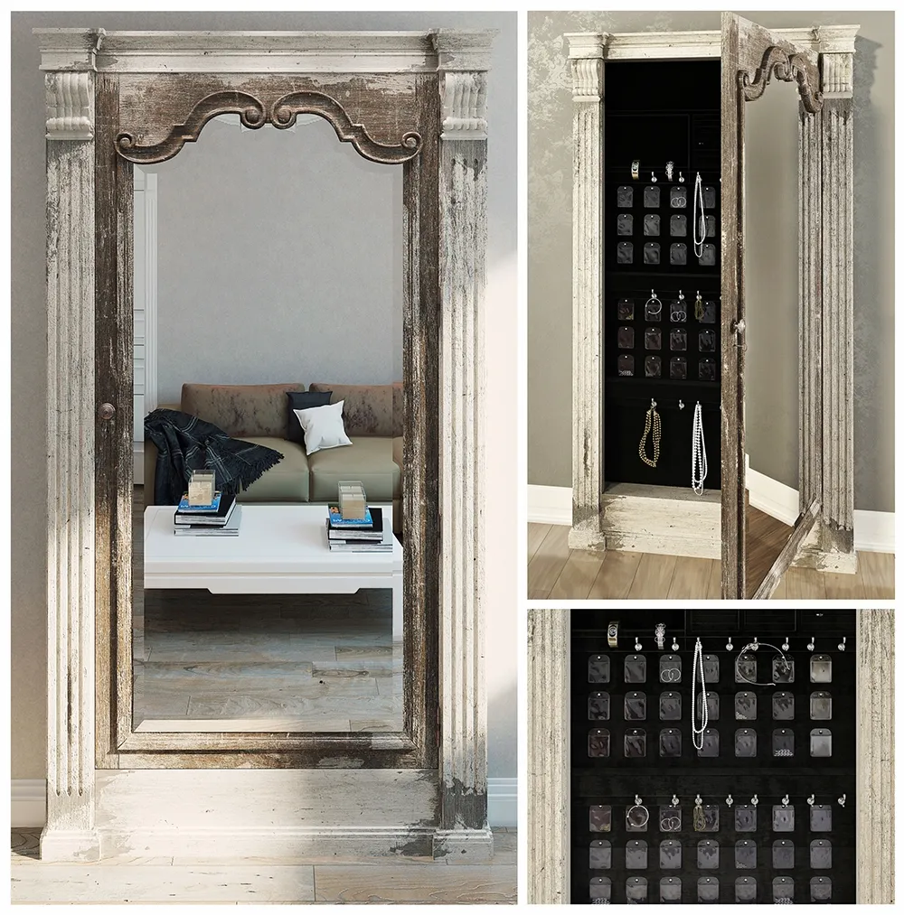 decoration – Floor mirror Hooker furniture 3ds Max