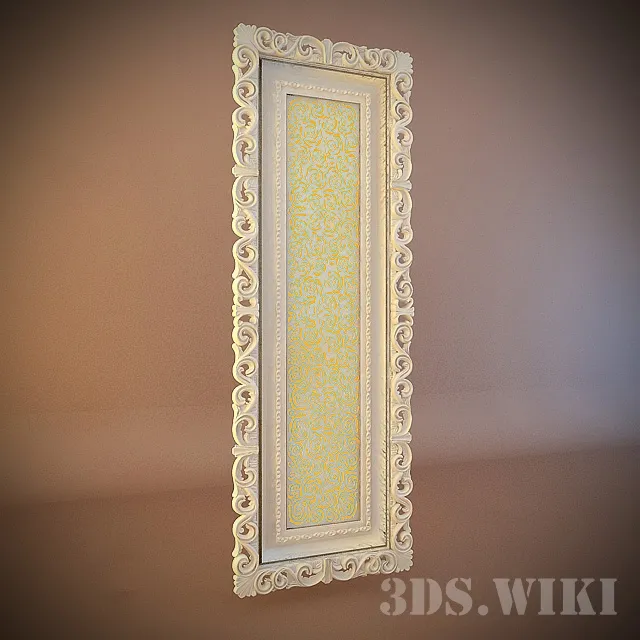 decoration – Floor mirror Vismara – Baroque BODY 3ds Max