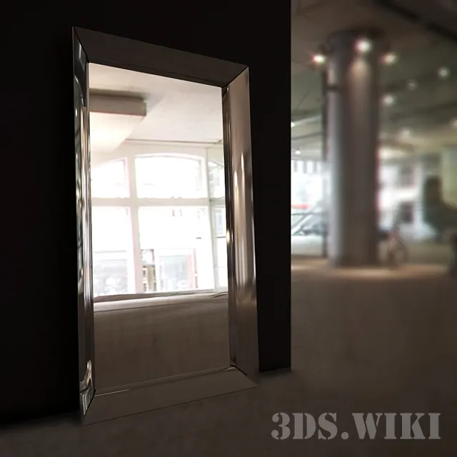 decoration – Floor Mirrors Fiam (Fiam) Philippe Starck 3ds Max
